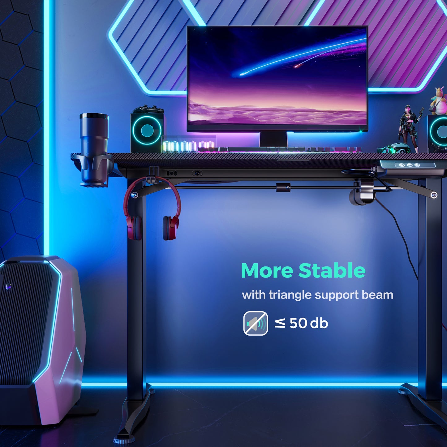 Height Adjustable Standing Desk – Sleek & Sturdy Design