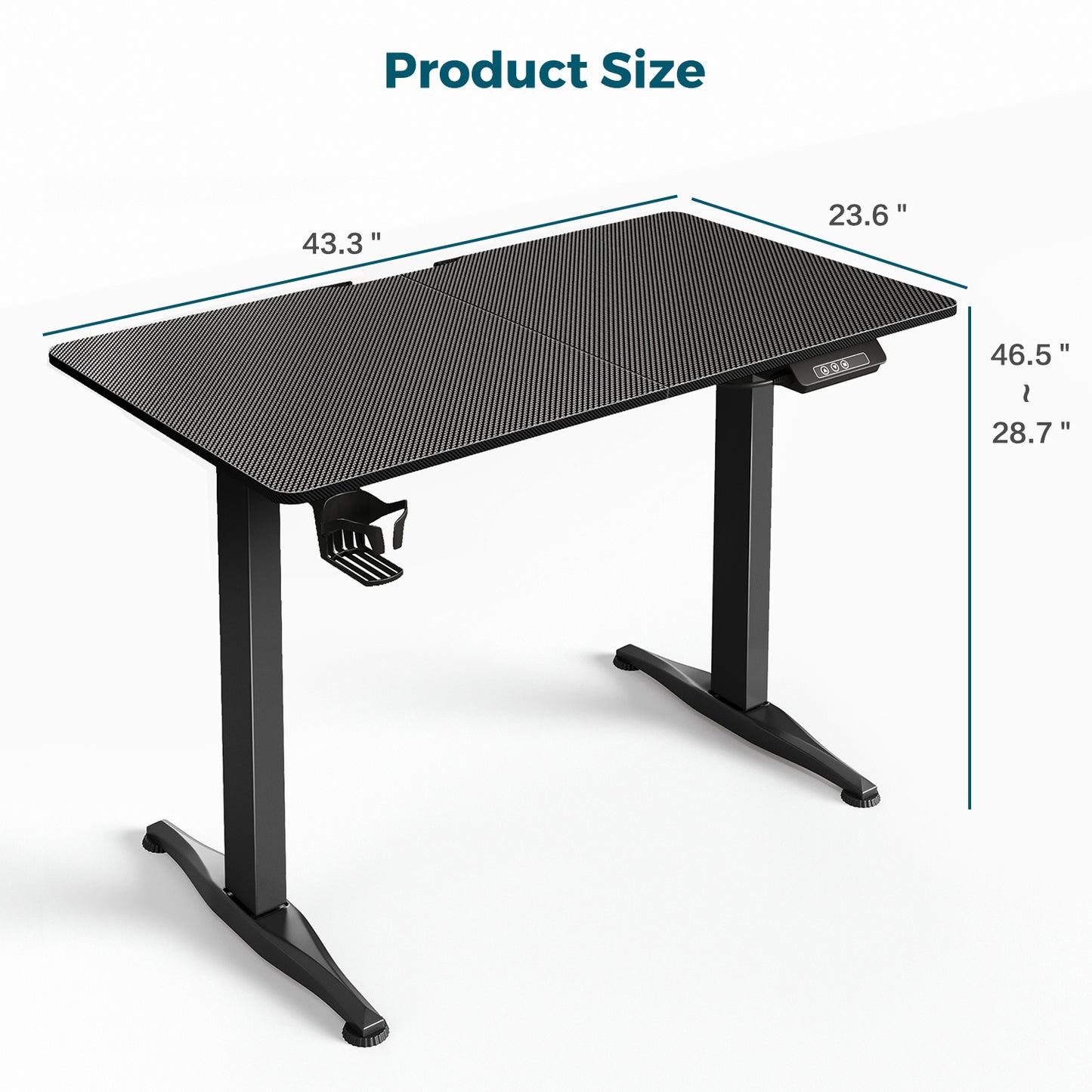 Height Adjustable Standing Desk – Sleek & Sturdy Design