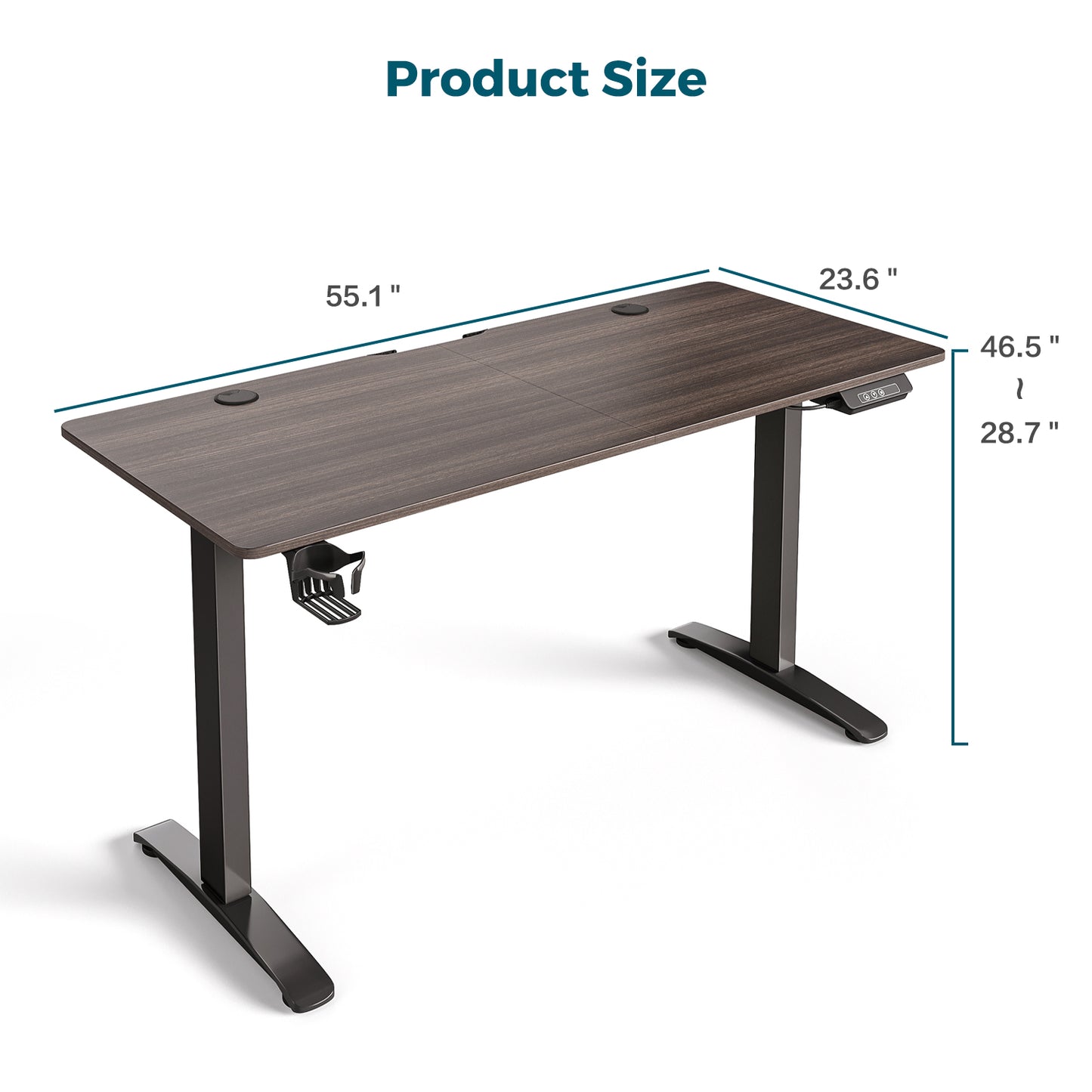 Height Adjustable Standing Desk – Sleek & Sturdy Design