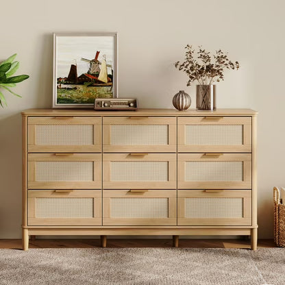 Linsy Home Rattan Tall Dressers for Bedroom